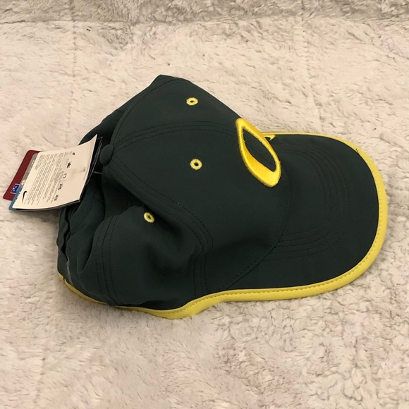 Nike Oregon Ducks Legacy9I Dri Fit Green adjustable Golf Coaches Hat Cap - Picture 5 of 10